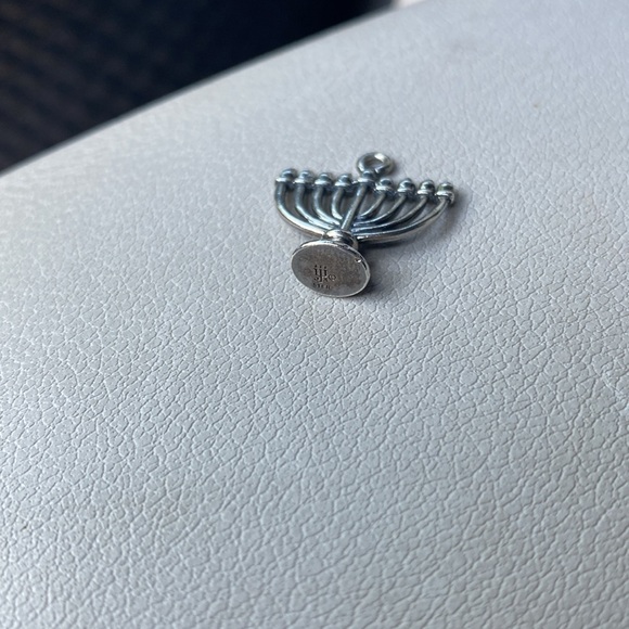 James Avery Silver Menorah Chanukiah Charm - Picture 3 of 3